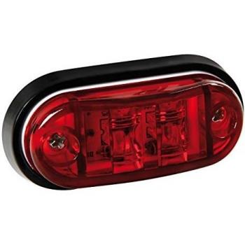 Luz de alerta trasera 2 LED 24V roja