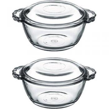 Pasabahce 2-Pack Glass Lids for Mini Pots