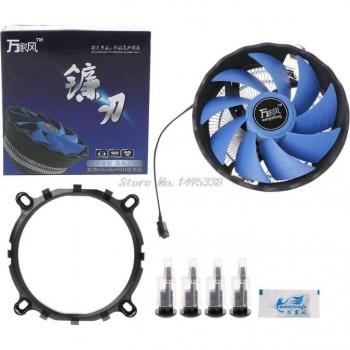 Ventilateur de refroidissement 120mm pour processeur Intel 775/1155 et AMD 754/AM2