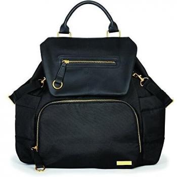Chelsea Skipping Backpack & Diaper Bag – Black Edition