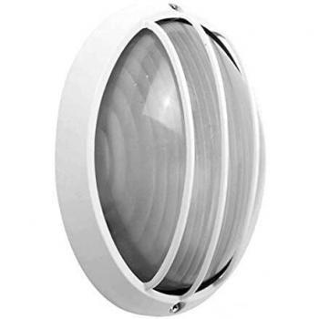 Aplique exterior ovalado de aluminio Aquila grande 1xE27