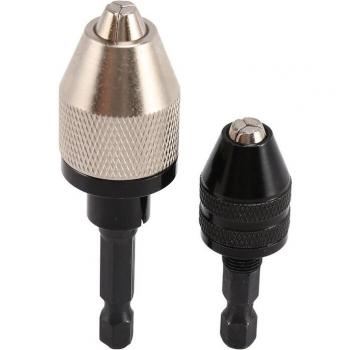 Quick Change Keyless Drill Chuck Adapter 0.3-6.5 mm