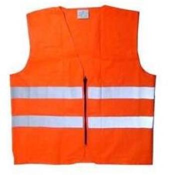 Reflex Orange-Weste mit Band, homologiertes Produkt