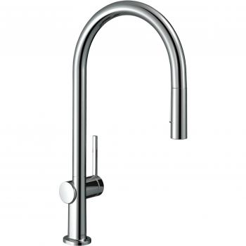 Mitigeur de cuisine Hansgrohe Talis M54 monocommande 210 avec douchette extractible 2 jets Chromé