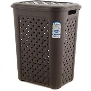 Cesta de lavandería mit Deckel 50 l, 43,5 x 33,5 x 55 cm