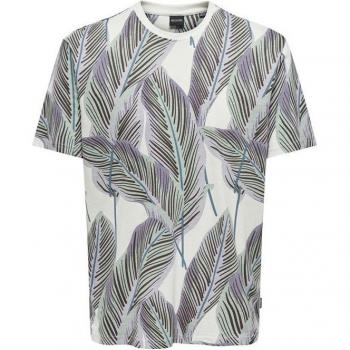 Only & Sons Uomini Maglia Banana Leaf L