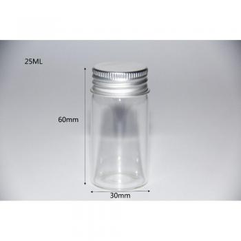 Clear Glass Vial Container Jars