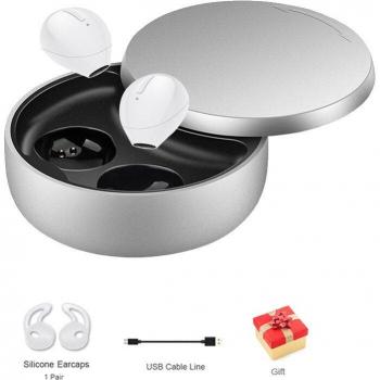 Auriculares Bluetooth Ocultos para Oídos Pequeños con Estuche de Carga