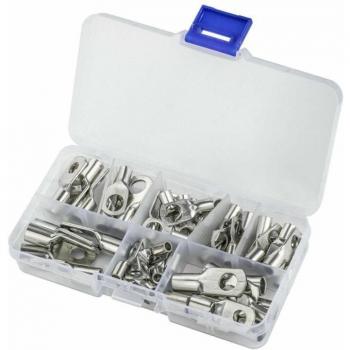Cables de Lengüeta con Perno de Cobre SC25‑6 – 140 Set