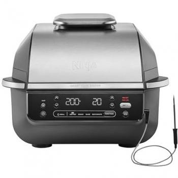 5‑in‑1 Indoor Grill & Air Fryer EG351 (Silver/Grey)