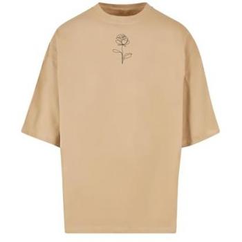 Camicia corta Union Rose L beige
