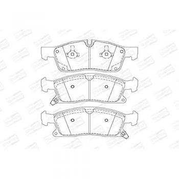 CHAMPION 573459CH Pastilhas de travão