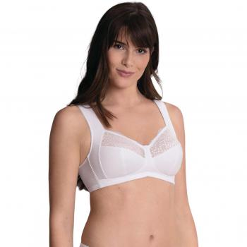 Silky SoftCup Bra – Women's Orely Support, White