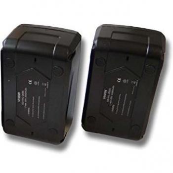 Batería de 2 unidades 3000 mAh para Milwaukee V28 SG, V28 SX y V28 VC (Li-Ion, 28V)