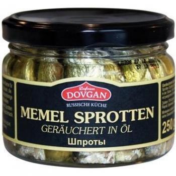 Dovgan Sprotten, geräuchert, 250g