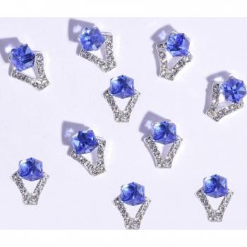 10pcs 3D Nail Art Irregular AB Crystal Rhinestones