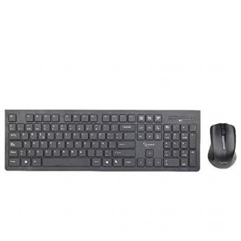 Gembird KBS-WCH-01-DE Kabellose Tastatur und Maus Schwarz