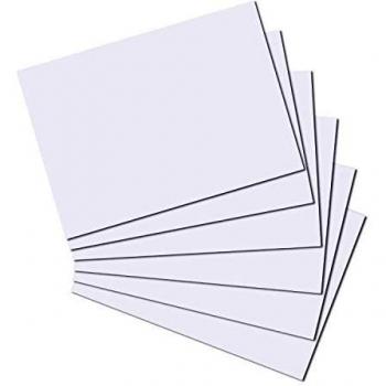 Fiche Bristol non perforée A4 170g blanc