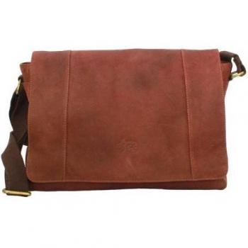 Bolsa de cuero envejecido Jacob para mensajería