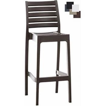 Silla de Bar Ares Marrón