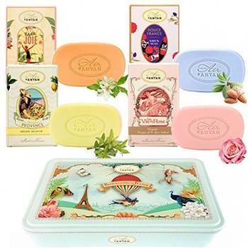 Coffret Cadeau Femme 4 Savons aux Huiles Bio