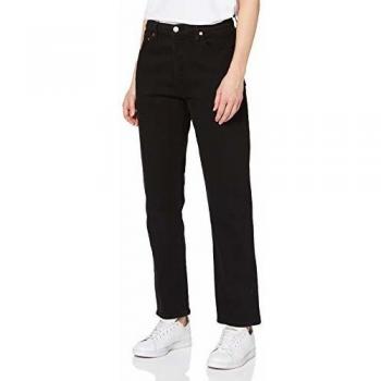 Vaqueros Levi's 501 Crop para mujer en color negro