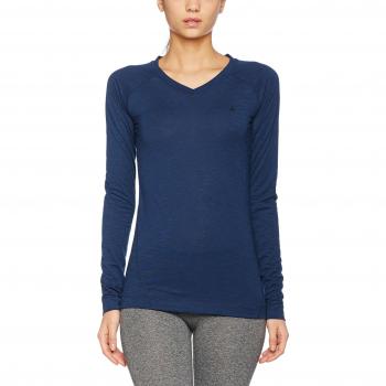 Schöffel Longsleeve für Damen – La Molina‑Modell, Dunkelblau, Größe 44