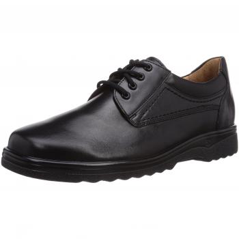 Ganter ERIC, Weite G, Herren Derby Schnürhalbschuhe, Schwarz (schwarz 0100), 47.5 EU