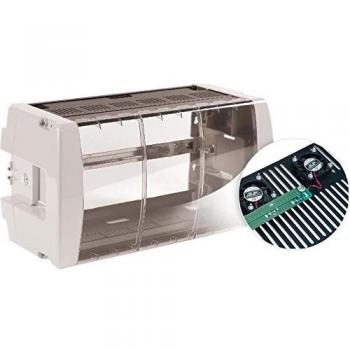 Ventiliertes COFRE C/CERRADURA 7M T.0X – Graues Televes TOX TV-Zubehörgehäuse