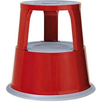 WEDO Taburete de Metal Rojo