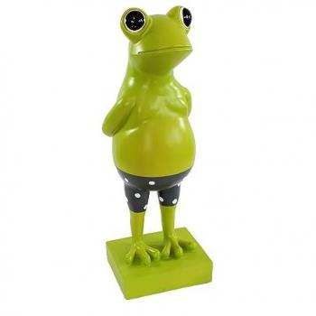 Pooldeko Frosch Dekofigur 30 cm grün