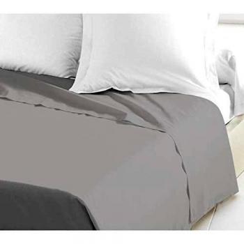 Soft Touch Light Gray Sheet 180 x 290 cm
