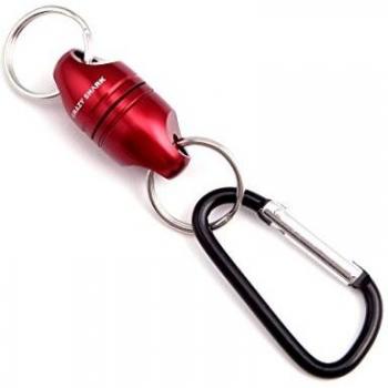 CrazyShark Fly Fishing Net Release Magnet Shell – Red Aluminum