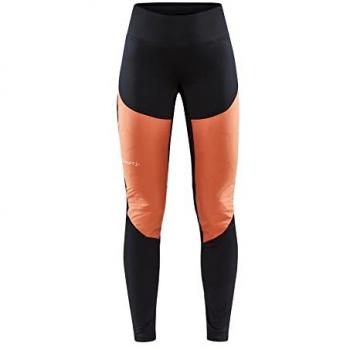 Women’s Craft ADV Subz 2 Leggings – Black with Rusty Glow, Size Small