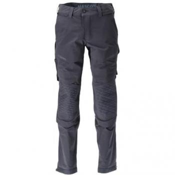 Pantaloni Mascot con tasche per ginocchiere, modello Ultimate, blu scuro