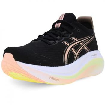 Scarpe ASICS GEL-Nimbus 27 nero arancione donna