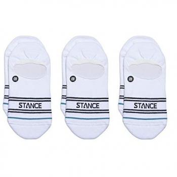 Conjunto de 3 calcetines Stance Basic No Show en blanco