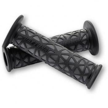 Poignées de guidon Daytona GGD‑CELL Gris, Taille 1,5 in
