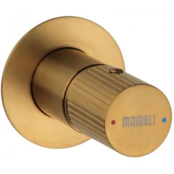 Douche encastrée 1 sortie laiton brossé Mamoli