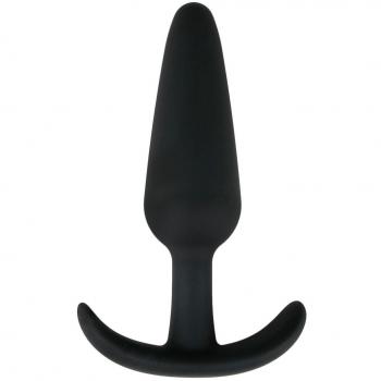 Silicone Nera Easytoys – Plug Anale a Maniglia Lunga