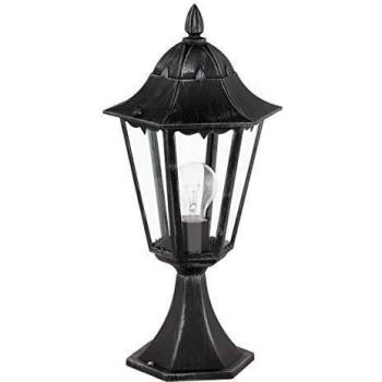 Colonna Luce Eglo Navedo Esterno Nero E27