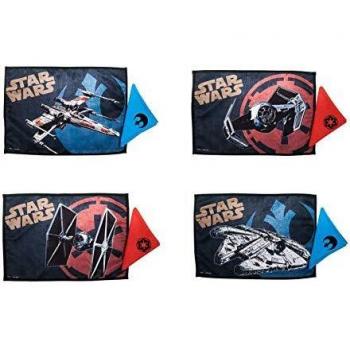 S.W 4 sous-assiettes 4 serviettes en tissu