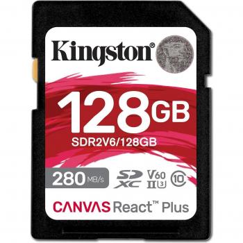 128GB Kingston Canvas React Plus SDXC Card