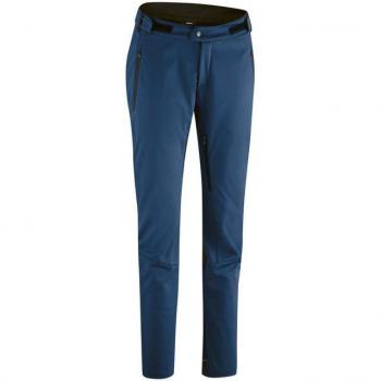 GONSO Damen-Fahrradhose SKARN LIGHT W – Softshell Long mit Innenbeinventilation, Dunkelblau, Größe 42