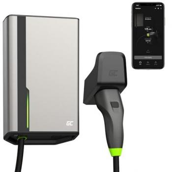 GreenCell EVGC021A2275: HabuDen Wandlader 22 kW, 32 A, 7,5 m – WiFi & App
