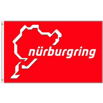 Decoración de Coche de Carreras: Bandera Nurburgring 90x150cm