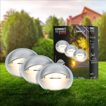 Spot LED encastré Briloner 3923034, IP65, 12 V, 3 unités Ø 3,5 cm