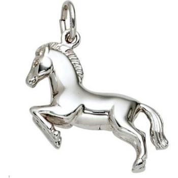 Pferdeanhänger 925 Sterling Silber für Kinder