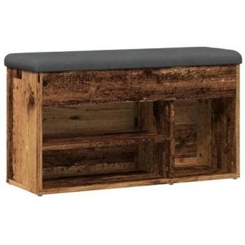 Banco Rústico Madera Técnica 82×32×45,5 cm (Color Roble Sonoma)