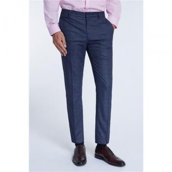 Limehaus Airforce Berry Men's Slim Blue Overcheck Pants